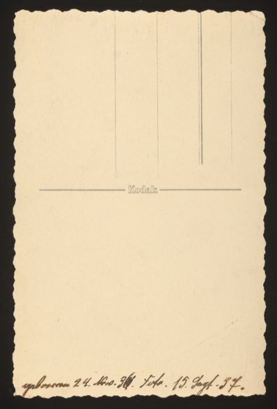 ANNOTATION ON PHOTO (back, handwritten): German: 