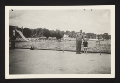 Photograph taken in Copenhagen, Denmark, August 1936.