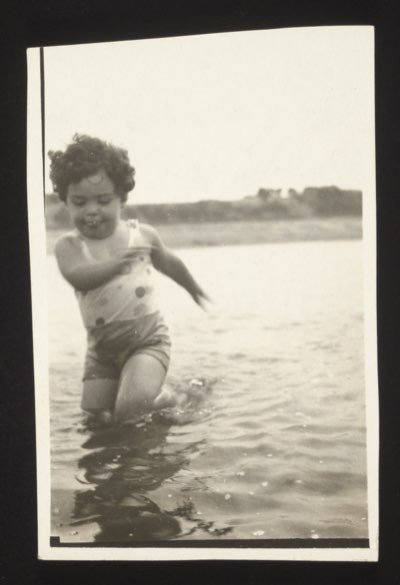 Identifies a person named Salome in the photograph, July 1930.