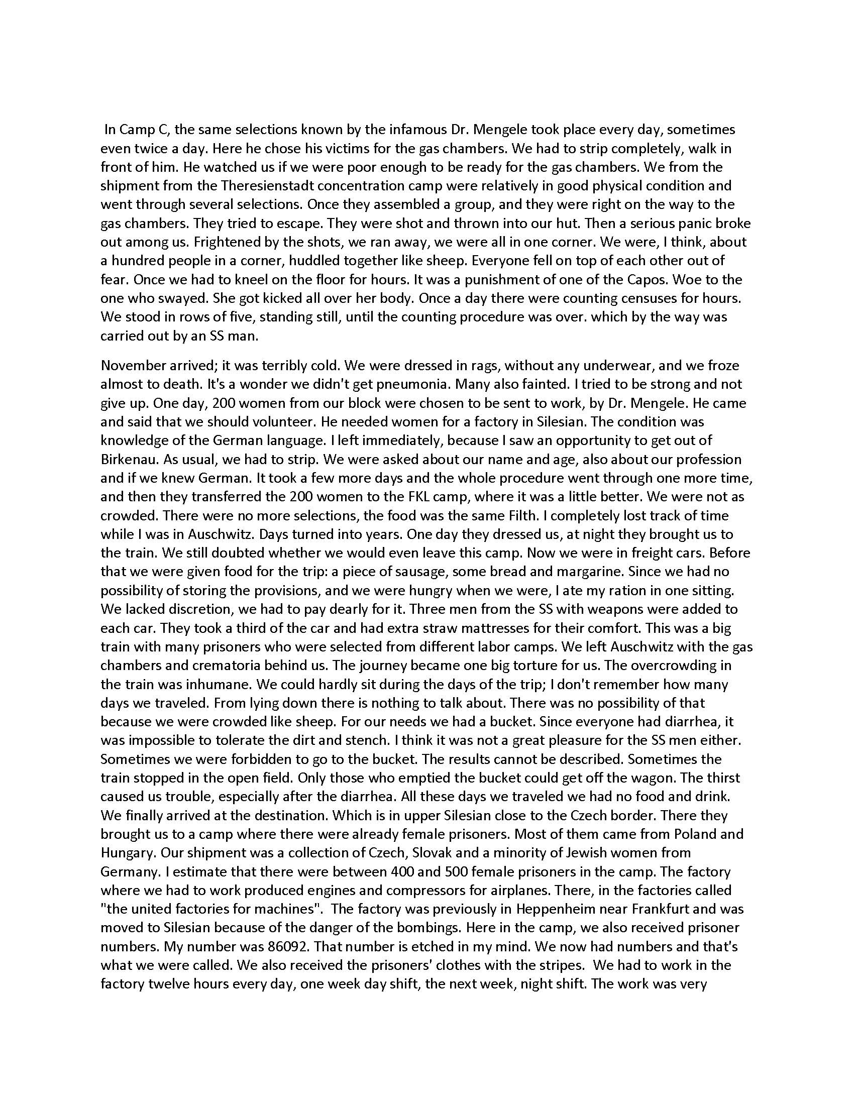 Margit Bernstein Memoir (English), Page 8