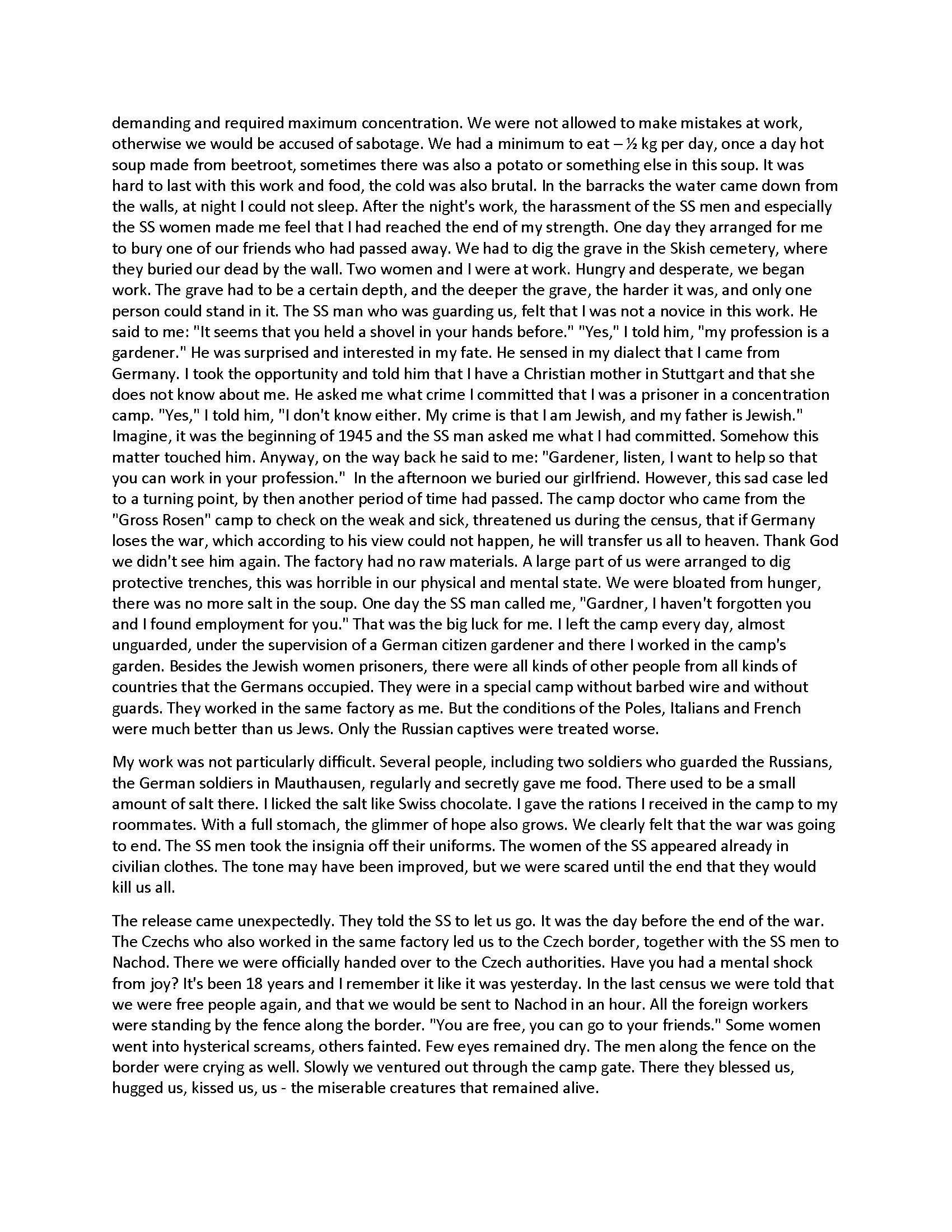 Margit Bernstein Memoir (English), Page 9