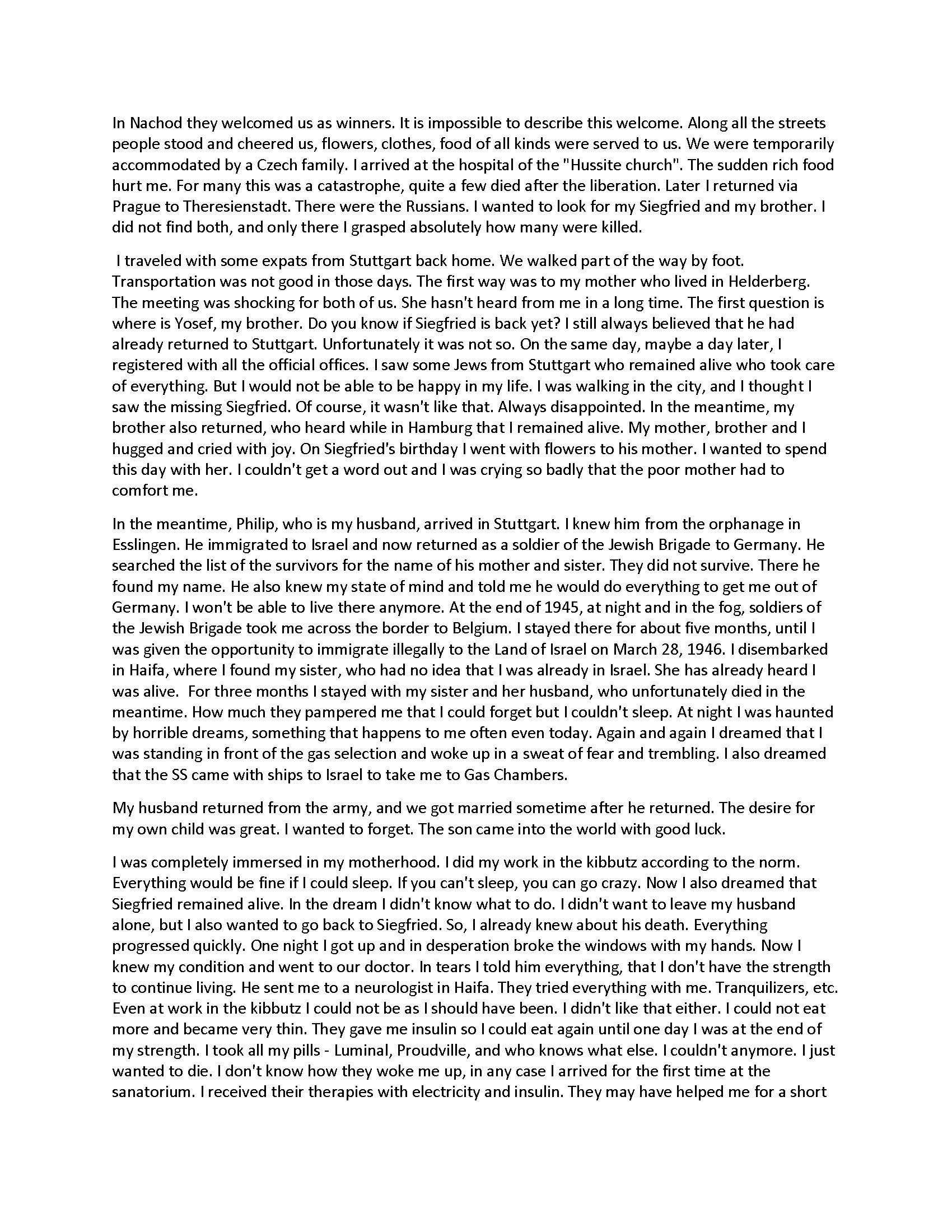 Margit Bernstein Memoir (English), Page 10
